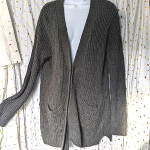 Dark Grey Mossimo Cardigan Sweater